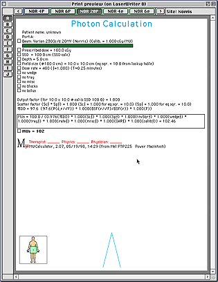 MUCalc window