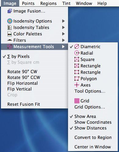 tools menu