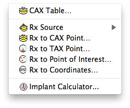 Rx Menu