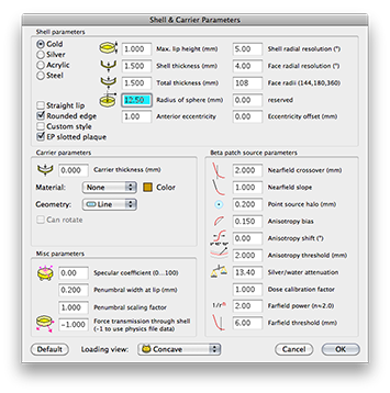 ShellAndCarrierParametersEP
