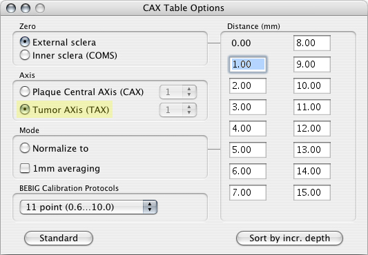 TAXTableOptions