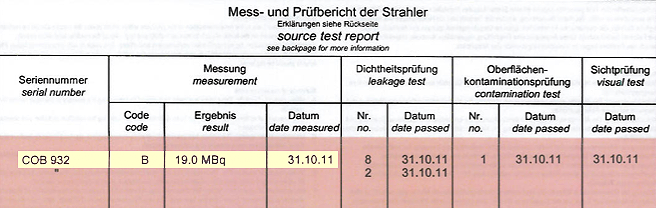 COB932CertificateTestReport