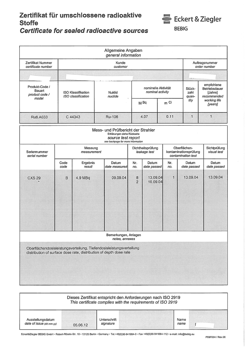 CXS29Certificate