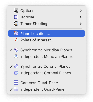 Plot Menu