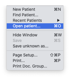 FileMenuOpenPatient